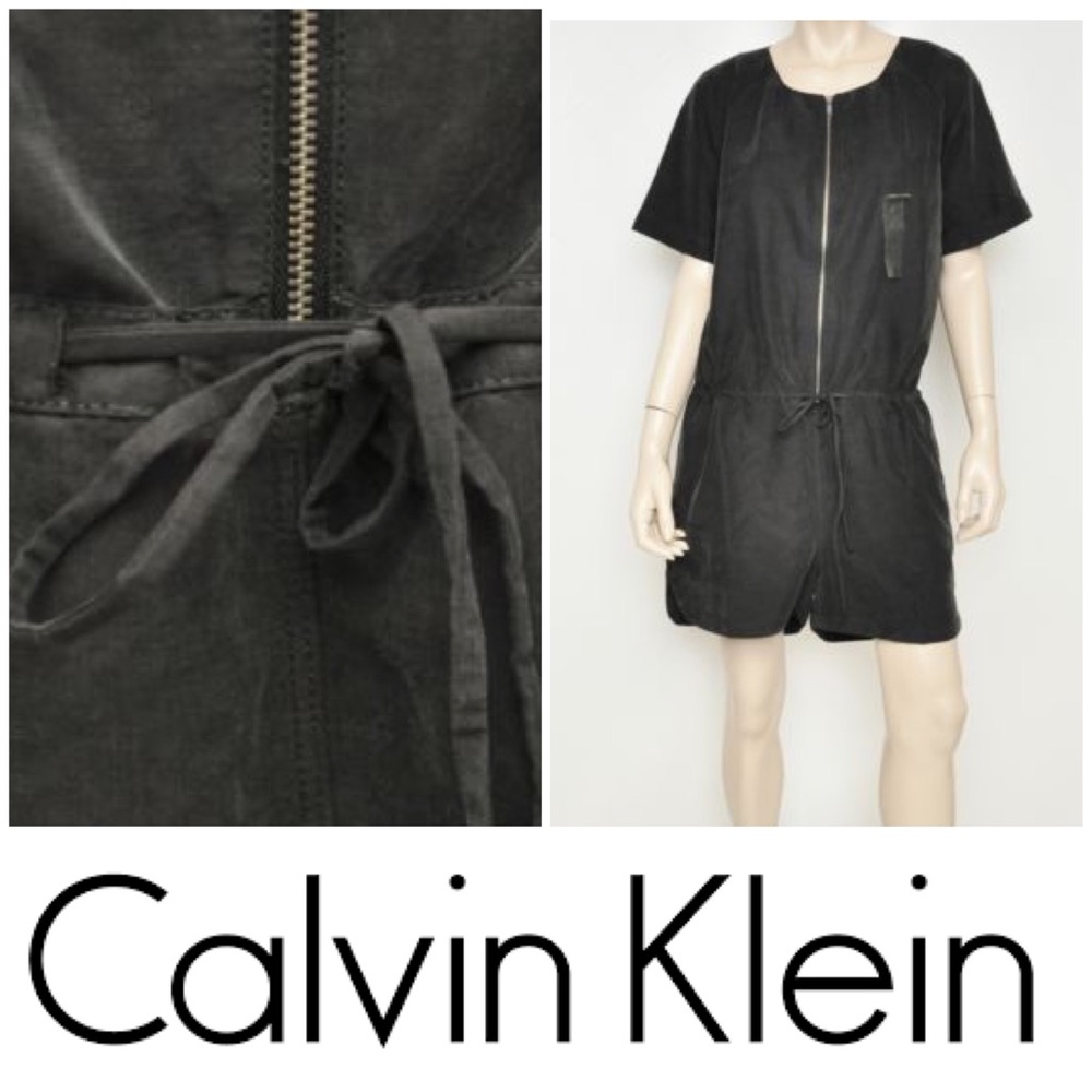 Calvin Klein Black Festival Romper - Size Large